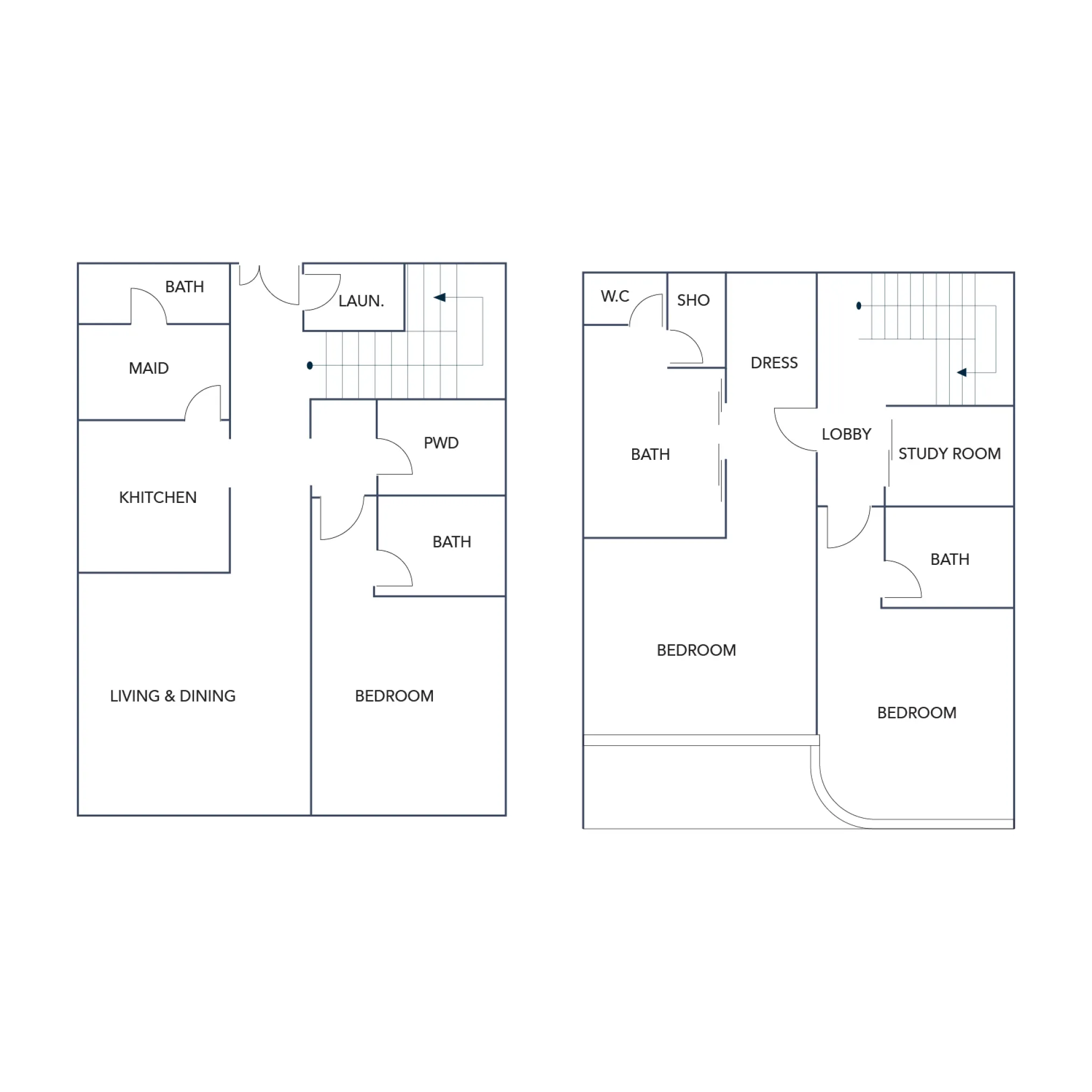 3 Bedroom Duplex Plan